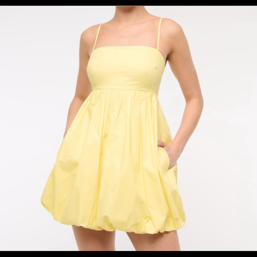 Abercrombie & Fitch Babydoll Bubble Hem Dress